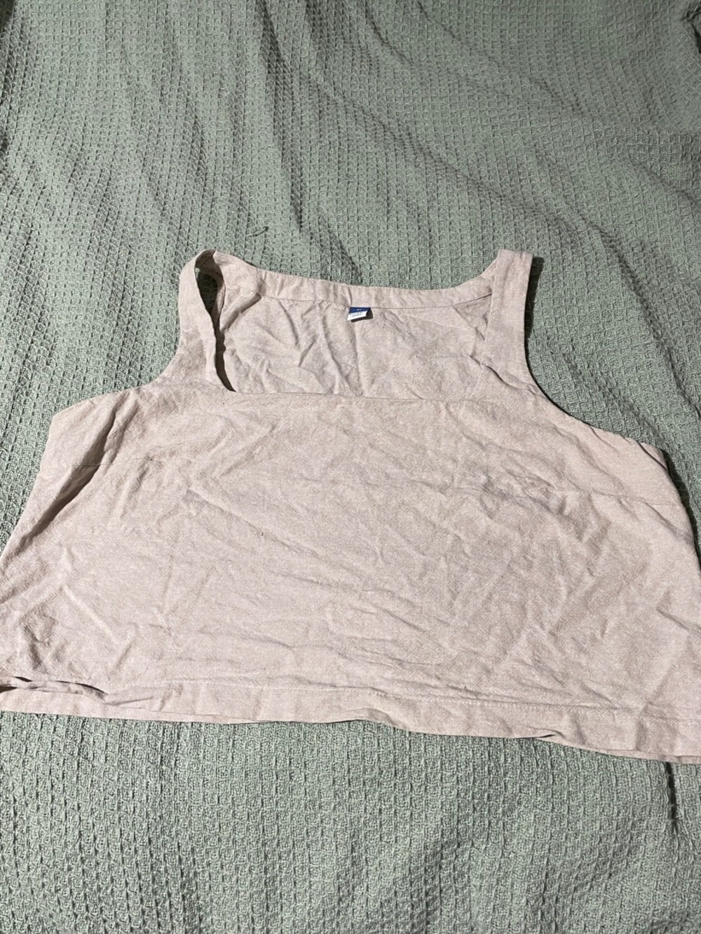 Old Navy Light Beige Cropped Tank